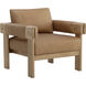 Carmichael Ludlow Sesame Leather Lounge Chair